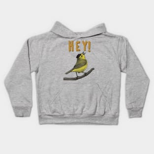 HEY! Yellow Warbler Kids Hoodie